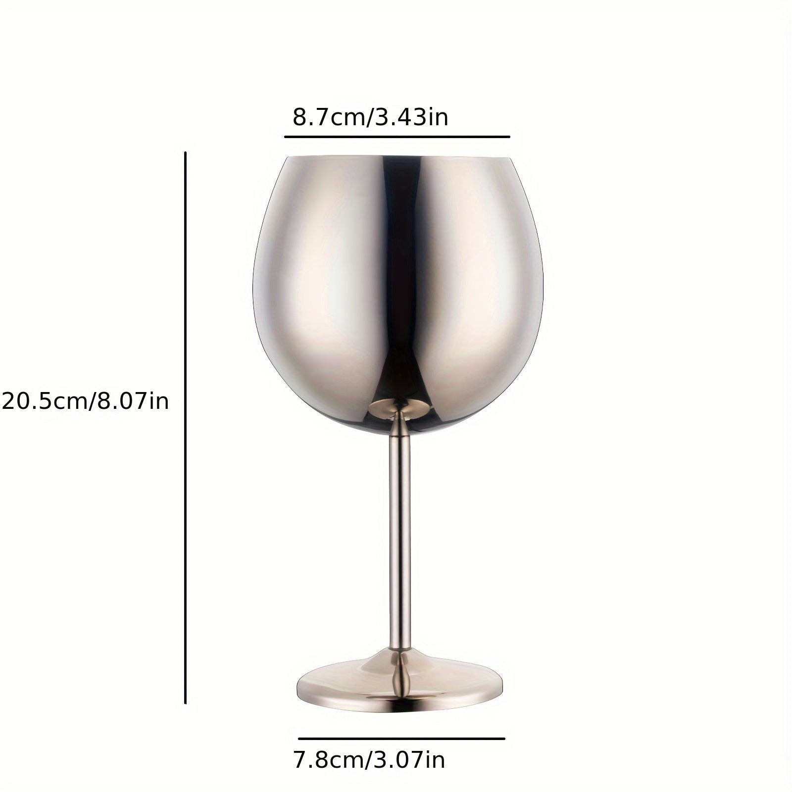 Set Of 2 Stainless Steel Ball-shaped Cups, Suitable For Various Occasions Such As Bars, Homes, Weddings, Etc. Made Of High-quality Stainless Steel, Not Easily Breakable, And Ensures That Your Drinks Stay Refreshingly Cold For