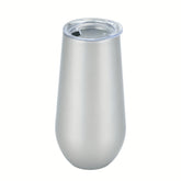 1pc, Wine Tumbler, 12 Oz Coffee Mugs With Lid, Double-Layer Vacuum Cup, Long Lasting Insulation Water Bottle, Indoor Outdoor Coffee Cup, Kitchen Accessories, Household Items