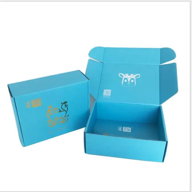 paper box Custom boxes gift box bag Corrugated paper shipping mailer boxes Printed logo Packaging Clothes shirt Box 100PCS/lot