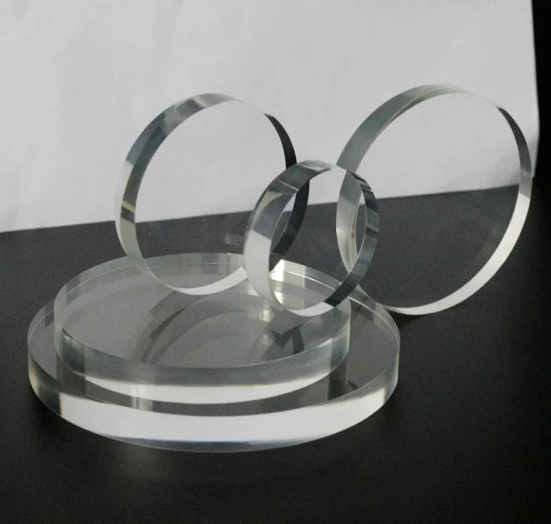 Customized Round Acrylic Plate Jewelry Tray Bracelet Display Organizer Necklace Case Watch Ring Holder Earring Stand