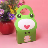 Cute Cartoon Animal Candy Box Baby Shower Favor Box Kids Birthday Party Decorations Gift Box Cake Snack Biscuits Paper Candy Bag