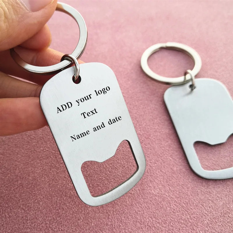 Personalized Wedding Gifts For Guests Baptism Party Favor Keychain Bottle Opener Key Holder Communion Baptism Custom Souvenir