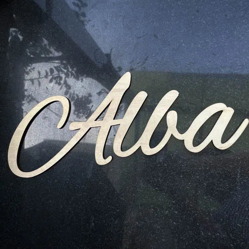Pesonalized Names Wood Signs Custom Name Sign Table Decor Wedding Table Wooden Letters Wood Baby Name Nursery Pet Sign