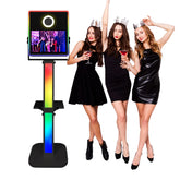 Interactive Selfie DSLR Photo Booth With 15.6 Inch Touch Screen Camera Photobooth Shell Stand Machine for Wedding