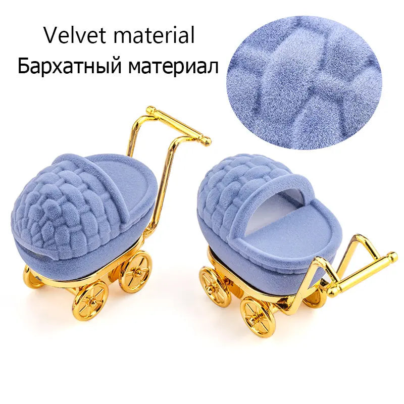 One Piece Velvet Jewelry Box Gift Box Container Wedding Ring Box Ring Case Earrings Holder For Jewelry Display& Jewelry Package
