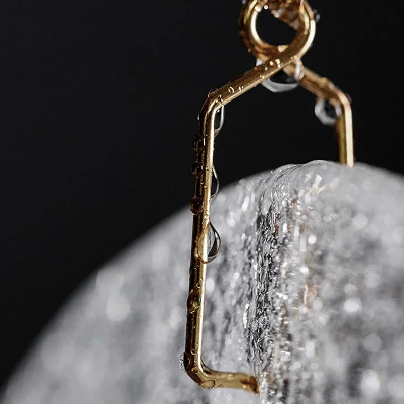 Glass Pendant Match LED Chandelier For Living Room Dining Bedroom Luxury Metal Indoor Decorations Lighting fixtures