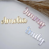 10pcs Personalised Wedding Setting Ideas Acrylic Laser Cut Place Names Cards Custom Wedding Table Bridal Shower Decor Name Cards