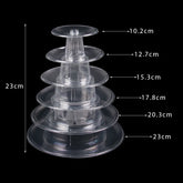 Macarons Display Stand Plastic Cake stand Dessert Tower Stand Tray Ray Wedding Decoration Table Baby Shower Birthday Party Favor