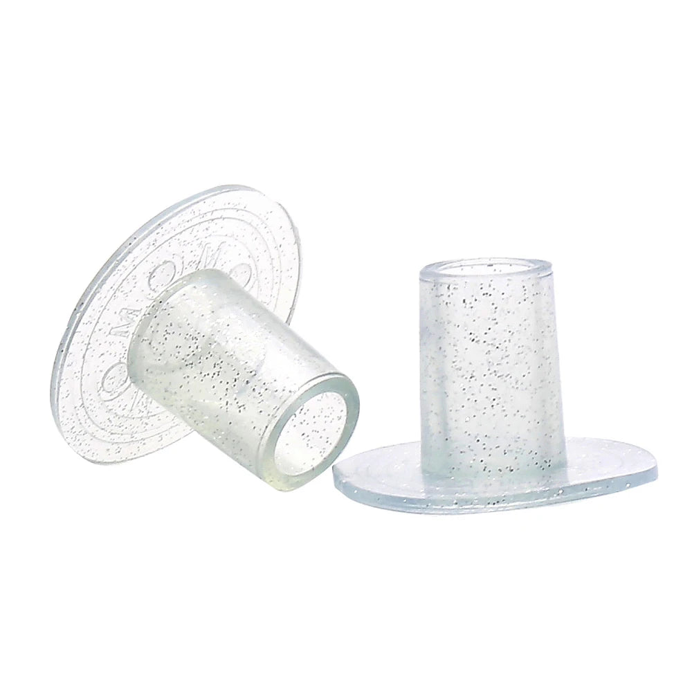 30 Pair/Lot Silver Powder Silicone High Heel Protectors for Grass Women Shoe Heel Savers Anti-slip Heel Guards for Wedding Party