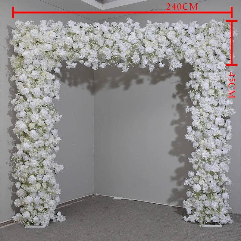 Wedding Props Artificial Fower Wedding Decoration Arch Arrangement Babybreath Rose Runner Flower Row Road Leading Flower Ball