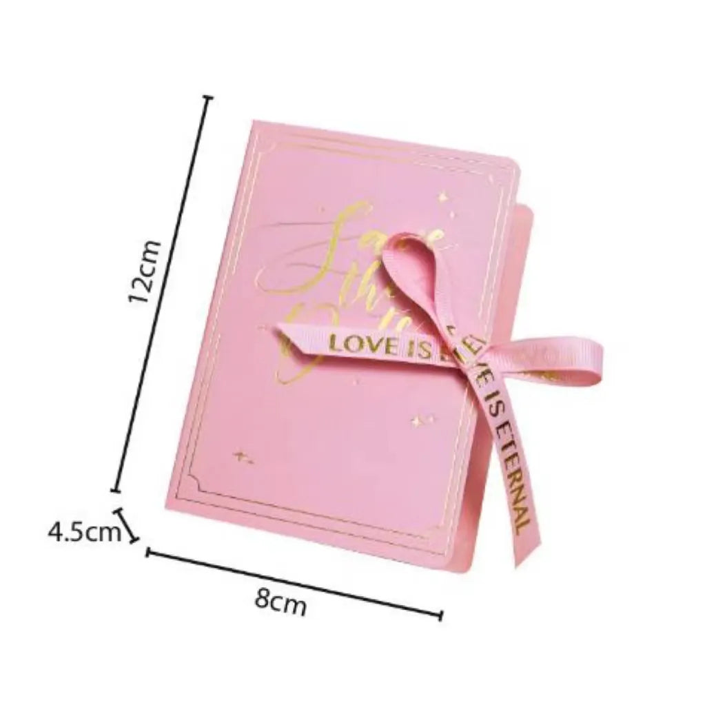 20/50pcs Creative Book Gift Box With Ribbon Wedding Souvenir Candy Cake Cookies Packaging Box Birthday Party Favours Decoration