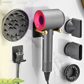 Bathroom Hairdryer Holder Black Gold Storage Rack Wall Mounted Dryer and Hair Curler Shelf For Dyson Supersonic Hair Dryer Rack