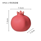 Imitation Pomegranate Ornaments Ceramic Vase Dried Flower Vase Flower Arrangement Art Sculpture Decorative Vases Statue Crafts