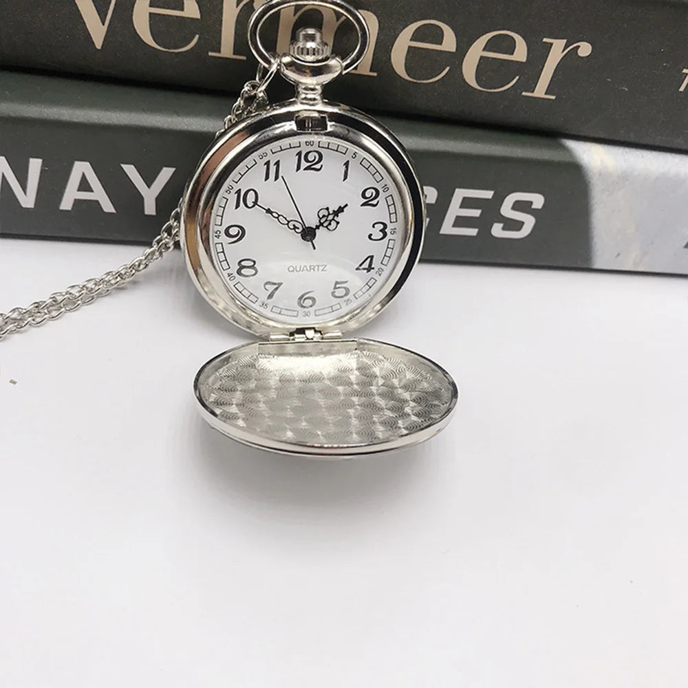 Best Man Gifts Personalized Pocket Watch With Chain Engraved Monogram Custom Watch Groomsmen Proposal Wedding Party Usher Favors