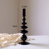 Candle Holder Luxury European Glass Candlestick Home Decoration Wedding Candle Stick Holders Table Centerpiece Vintage Glasses