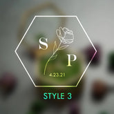 Personalized Hexagon Glass Ring Box with Moss Wedding Gold Ring Bearer Box Modern Geometrical Clear Jewelry Storage Box