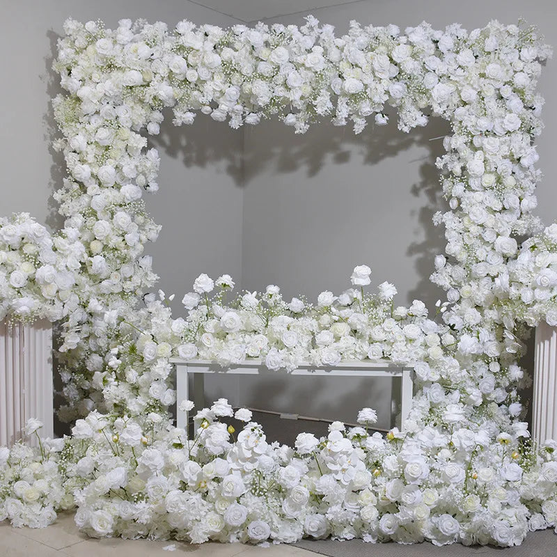 Wedding Props Artificial Fower Wedding Decoration Arch Arrangement Babybreath Rose Runner Flower Row Road Leading Flower Ball