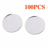 20/50/100pcs Personalized Engraved Mirror Gift Tags Wedding The Henna Name Tags Acrylic Cupcake Toppers Circle Baby Shower Tags
