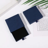 5/10 pcs 8/10x1.7cm Thin Kraft Paper Drawer Jewelry Packaging Box Greeting Card Necklace Bracelet Gift Package Case Boxes