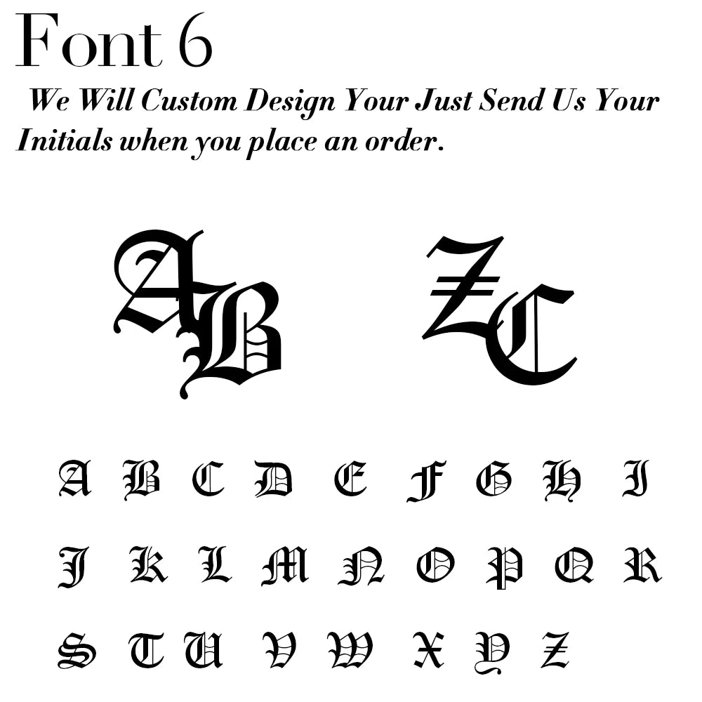 Tangula Custom Initials Cufflinks for Men Stainless Steel Personalize Letter Cuff Links Wedding Jewelry Gifts For Groom