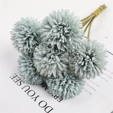 Artificial Flowers Hydrangea Bouquet Wedding Decoration Fake Flower Craft Home Room Vase Decor Accessories Center Table Ornament