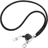 Badges Holder Retractable Lanyard Id Lanyard Name Tag Card Badge Holder Reels Chain Clips Hanging Rope Keychain Necklace Strap