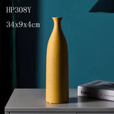 Classic bottle pure white vases simple natural vaso ceramic pot elegant home office entrance decoration gifts for wife mother