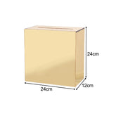 Large Acrylic Card Box DIY Large Envelope Gift Card Box Acrylic Wedding Money Box for Anniversary Shower Birthday Decorations