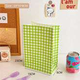 10 pcs Candy Color Kraft Paper Bag Festival Party Wedding Gift Packaging Bag Birthday Cookie Snack Organizer
