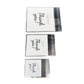 100pcs 3 Sizes Thank You Printed OPP Self-sealing Bags, Small Gift Bags For Gift And Party Decoration
