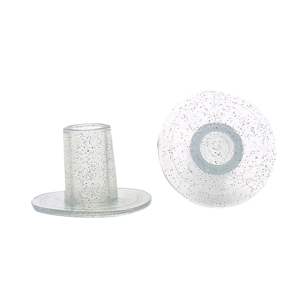 30 Pair/Lot Silver Powder Silicone High Heel Protectors for Grass Women Shoe Heel Savers Anti-slip Heel Guards for Wedding Party