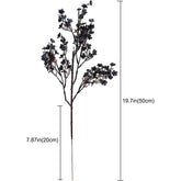 White Artificial Flowers Cherry Blossoms Gypsophila Fake Plants DIY Wedding Bouquet Vases for Home Decor Faux Christmas Branch