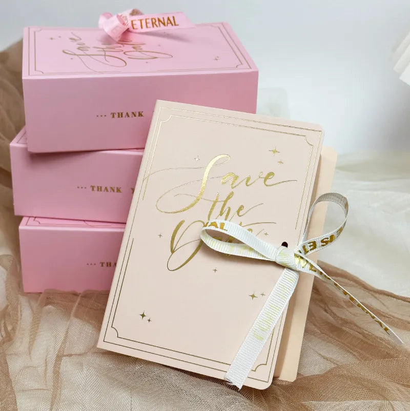 20/50pcs Creative Book Gift Box With Ribbon Wedding Souvenir Candy Cake Cookies Packaging Box Birthday Party Favours Decoration