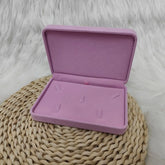 Personalise Flannel Jewelry Box Cutom Wedding Ring Box Necklace Ring Earring Bracelet Gift Boxs Wedding Jewelry Box For Bride