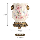 Chinese Ceramic Vase Creative Home Decoration Crafts Flowers Dried Flower Vase Decoration Table Flower Arrangement Decoration