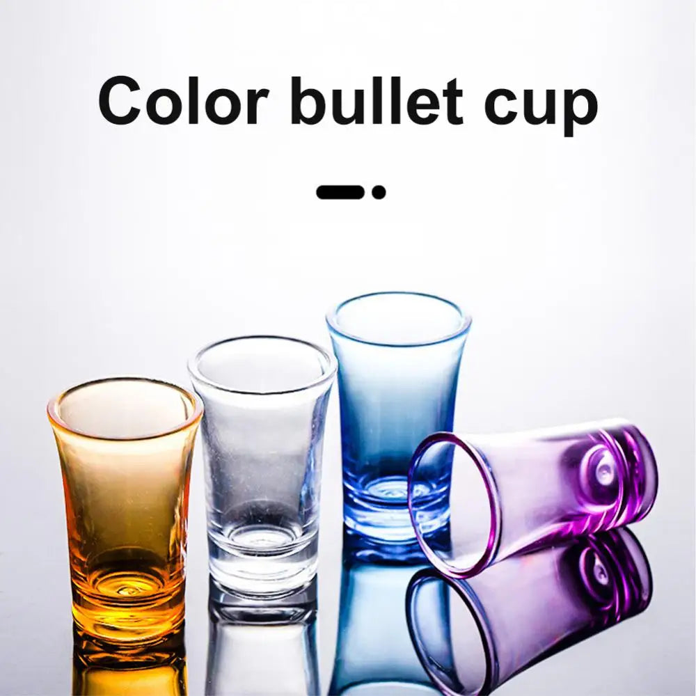 1~10PCS NEW Shot Glass Plastic Spirits Shot Cup Party Bar Club Drinking Tool Wedding Wine Glasses Cocktail Pint Vodka Cups