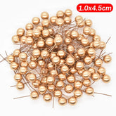1000/50x Mini Artificial Berries Red Fake Berry Cherry Stamen for Christmas DIY Floral Wreath Ornament New Year Party Home Decor