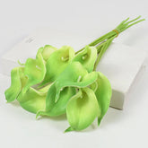 5/10Pcs Real Touch Calla Lily Artificial Flowers White Wedding Bouquet Bridal Shower Party Home Flower Decoration Fake Flower