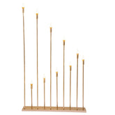 2 Sets! 10 - Heads High - Quality Metal Electric Candelabra - Wedding/Home Decor Centerpiece”
