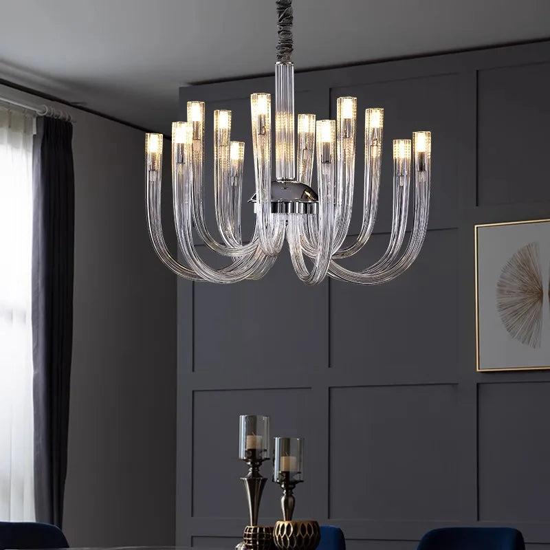 home decorationPendant lights, luxury crystal living room chandelier, dining room Pendant lamp, ceiling light, indoor lighting