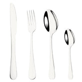 Promotion Dinnerware Set Stainless Steel Colorful Rainbow Gold Knife Fork Teaspoon Dishwasher Safe Silverware Set Cutlery Box