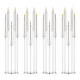 4pcs Candle Holder Centerpiece, High Candle Holder, Clear Candle Cone Candle Holder Holder, 5 Arm Candle Holder Holder with Acrylic Lampshade, Wedding Dinner Candle Ornament (Note that this is an electronic candle holder, can
