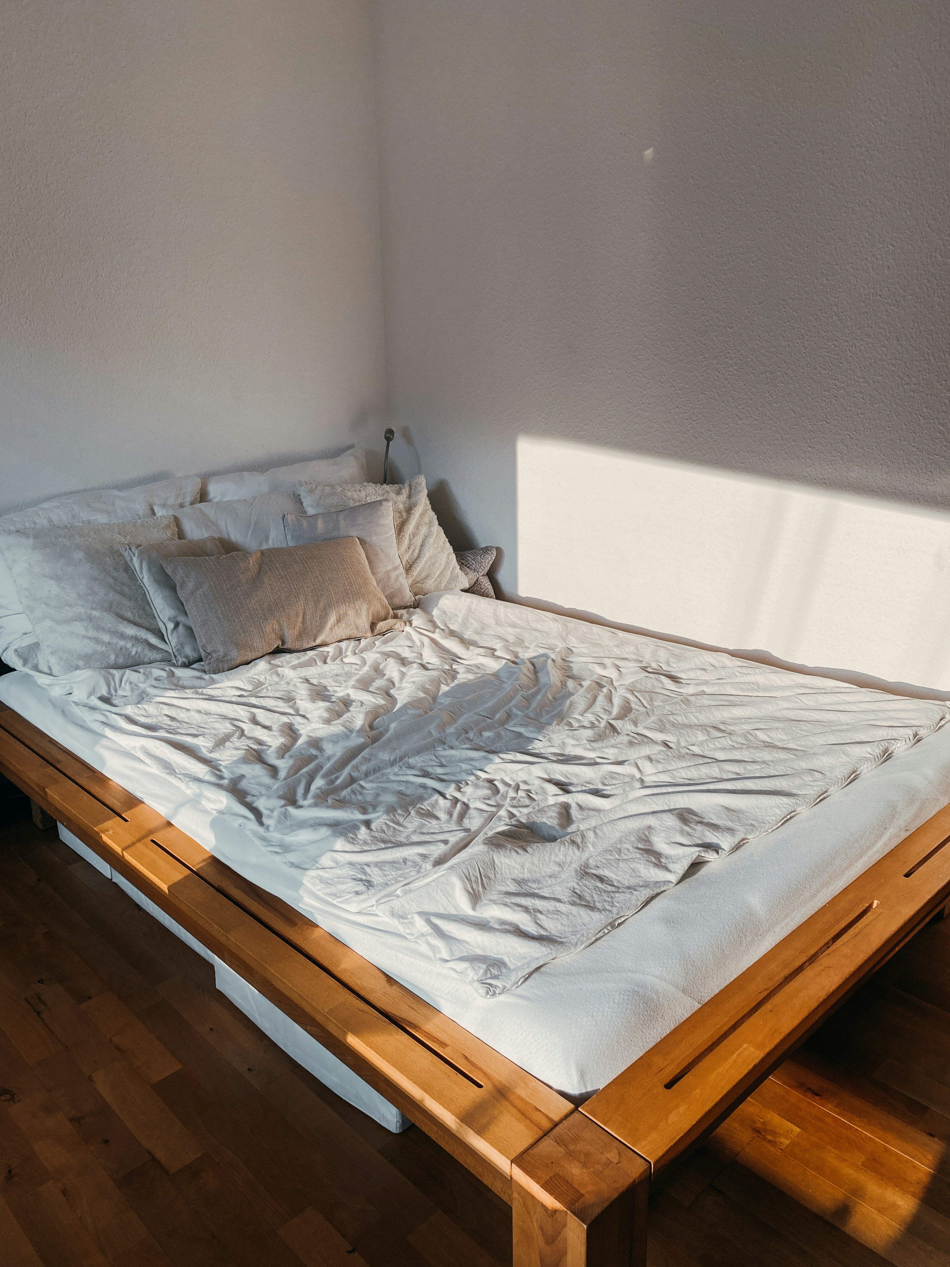 Wooden Platform Bed