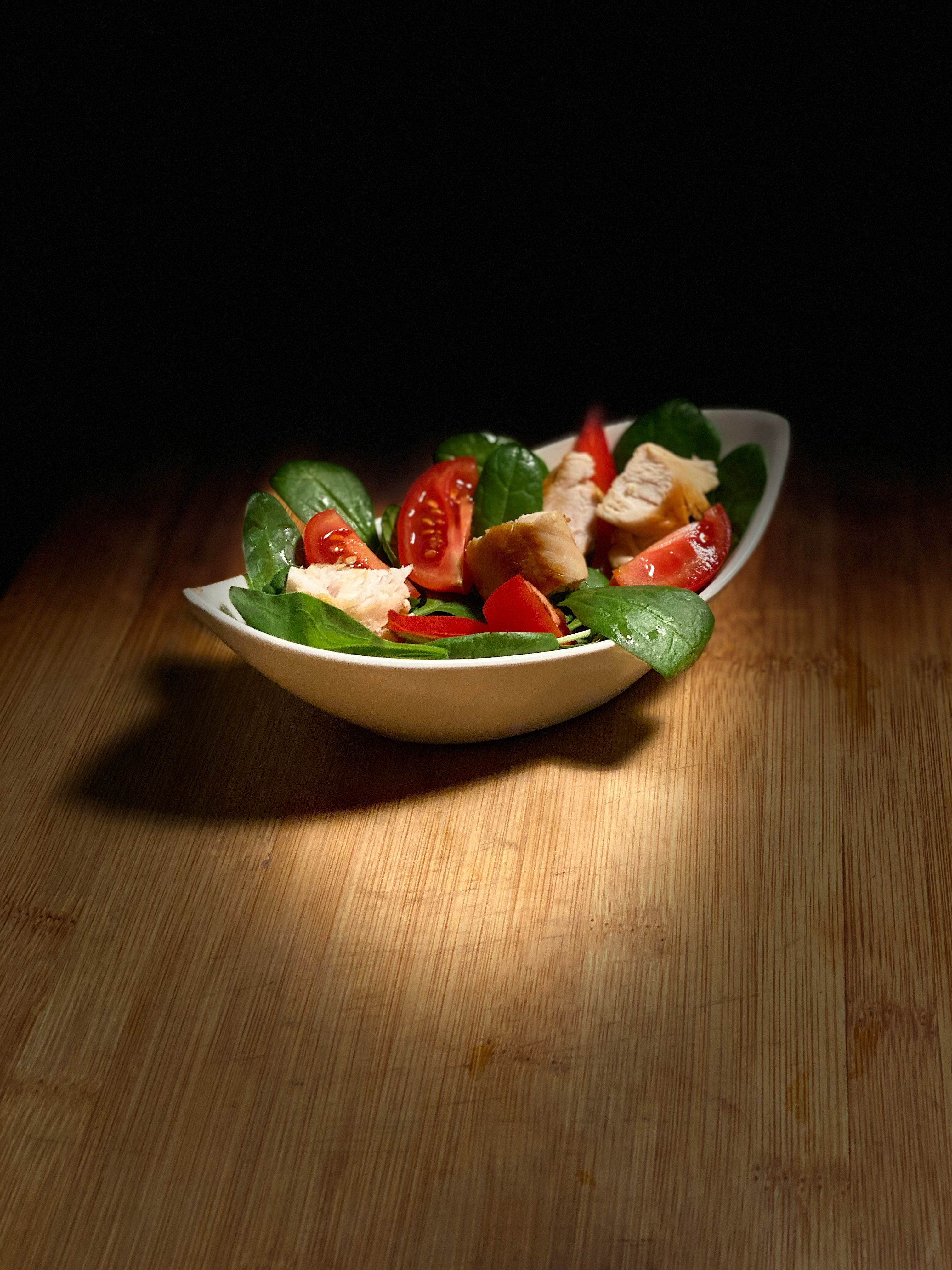 Acrylic Salad Bowl Set