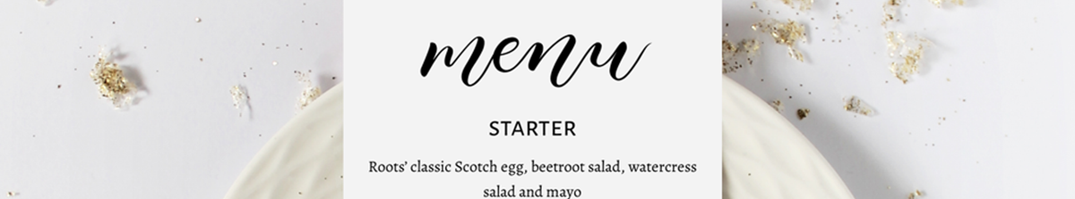 Menu Cards