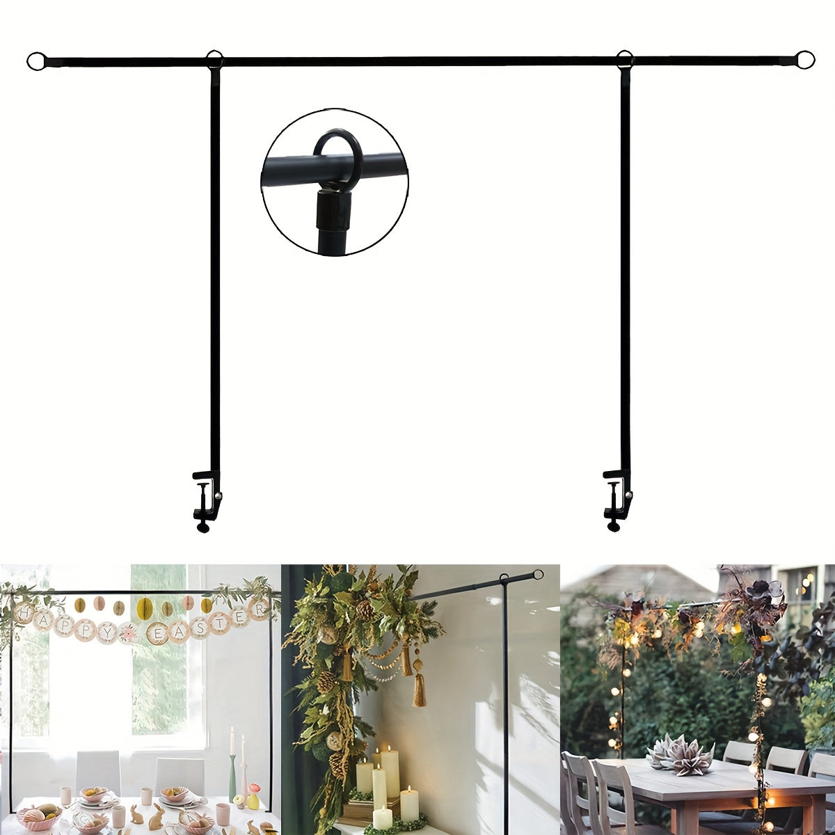 Heavy duty Adjustable Table Stand Arches - Stable Metal Balloon Arches Bracket