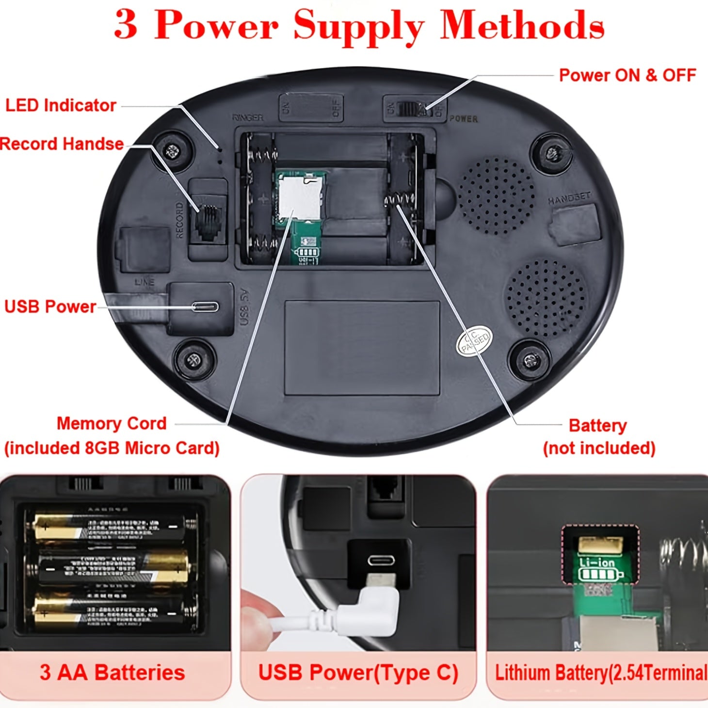 1pc Unique Audio Guestbook Telephone - Record Voice Messages, Leave Heartfelt Wishes, DIY Original Guestbook Phone for Wedding, Party, Gathering - Cherish Memories Forever