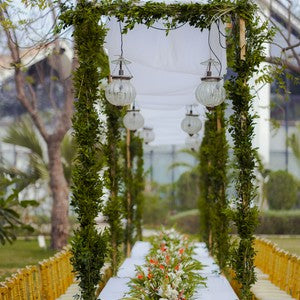 Floral Entry Pillars