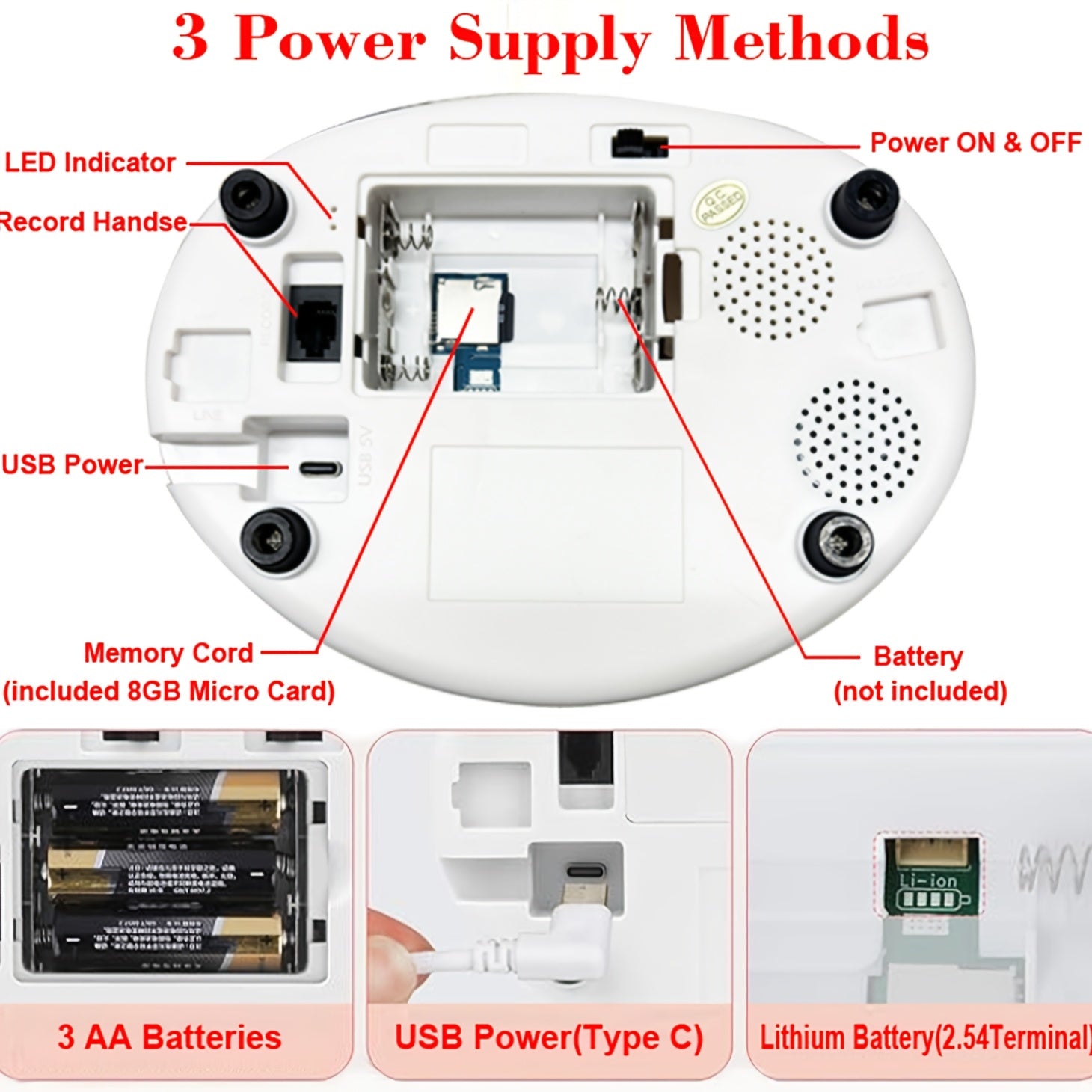 1pc Unique Audio Guestbook Telephone - Record Voice Messages, Leave Heartfelt Wishes, DIY Original Guestbook Phone for Wedding, Party, Gathering - Cherish Memories Forever