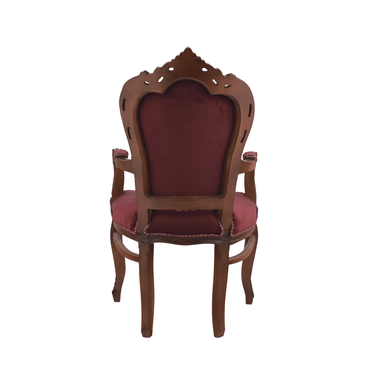 Table Chair Baroque-Style Armchair - Rococo in Solid Wood Decorated